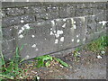 Old Boundary Marker on Wensley High Bridge on the A684