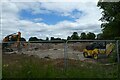 Construction along Busk Lane