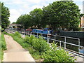 Pontoons placed for towpath resurfacing