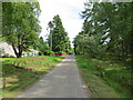 Minor road entering Munlochy