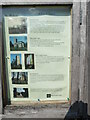 SP8710 : Information Board re St Michael and All Angels Church by David Hillas
