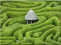 SW7727 : The summerhouse in the maze at Glendurgan Gardens by Rod Allday