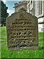 The weathered gravestone of Mary Ann Rose