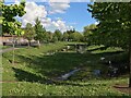 Neighbourhood sustainable drainage storage pond