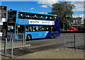 X6 double-decker bus in Ystradgynlais Exchange