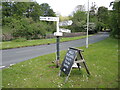 Signpost on the B3139