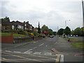 Service road parallel to New Birmingham Road, Tividale Hall (2)