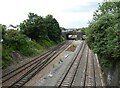 Railway lines, south of Lawrence Hill station