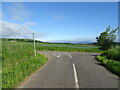 Minor road junction near Inverarity