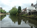 Canalside houses on Britannia Road, Sale