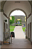 SN5218 : The gate from the Stable Block: National Botanic Garden of Wales by Dylan Moore