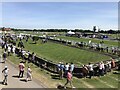 The parade ring at Stratford-upon-Avon racecourse