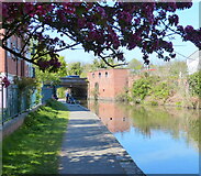 SO8555 : Towpath along the Worcester and Birmingham Canal by Mat Fascione