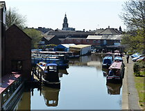 SO8555 : Lowesmoor Canal Basin in Worcester by Mat Fascione