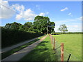 Roadway near Langham Lodge