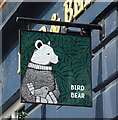 Sign for the Bird & Bear, Dundee