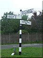 Direction Sign ? Signpost in Matching Green