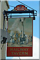 The Railway Tavern, Higham - inn sign