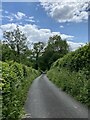 Lane towards the Afon Cennen ford