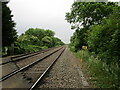 Milepost 98 on the railway to Melton Mowbray