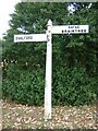 Direction Sign ? Signpost on Shalford Road, Rayne