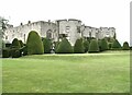 Chirk Castle seen from the gardens