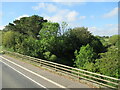 SW5231 : A394 Marazion bypass, bridge over local road to Trevennor by Roy Hughes