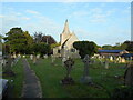 Footpath across the churchyard 