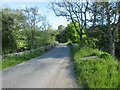 Road heading over the Lunan Burn