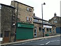 Hartleys butchers and Sabroso Street, Farsley Town Street