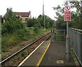 Notices at the eastern end of Dingle Road railway station, Penarth