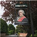 The sign of the Admiral Rodney