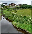 NS9360 : Flood plain beside Breich Water by Jim Smillie