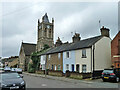 Cottages and church, Church Road, Watford