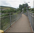 Exit path from Ewenny Road railway station, Maesteg