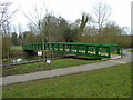 Footbridge over River Colne, Oxhey Park