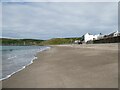 SH1726 : Beach, Hotel and Promenade at Aberdaron by Oliver Dixon