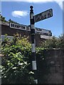 Direction Sign ? Signpost in Hayton Townhead,  Hayton parish