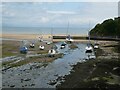 Boats in the mouth of the Afon Soch