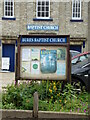 TL9034 : Bures Baptist Church Notice Board by Geographer