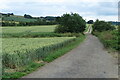 Footpath towards Yerdley Barn