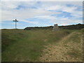 SE7290 : Millenniem  Cross   and  footpath  fingerpost by Martin Dawes
