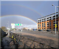 Rainbow over Ringway Hill Cross (A4053), Coventry