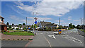 Brewood Road roundabout in Coven, Staffordshire