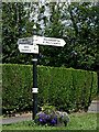 Signpost in Coven, Staffordshire