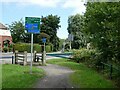 NZ3061 : Crossing of Bowes Railway Path over Sunderland Road (A195) by Oliver Dixon