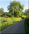 Southern boundary sign, Bettws Newydd, Monmouthshire