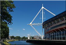 ST1776 : Principality Stadium, beside Cardiff Arms Park by Chris Morgan