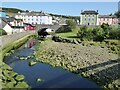 Afon Aeron and bridge in Aberaeron