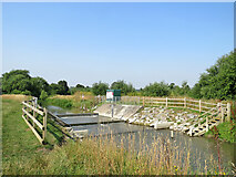 TL4152 : The weir on the Cam near Haslingfield by John Sutton